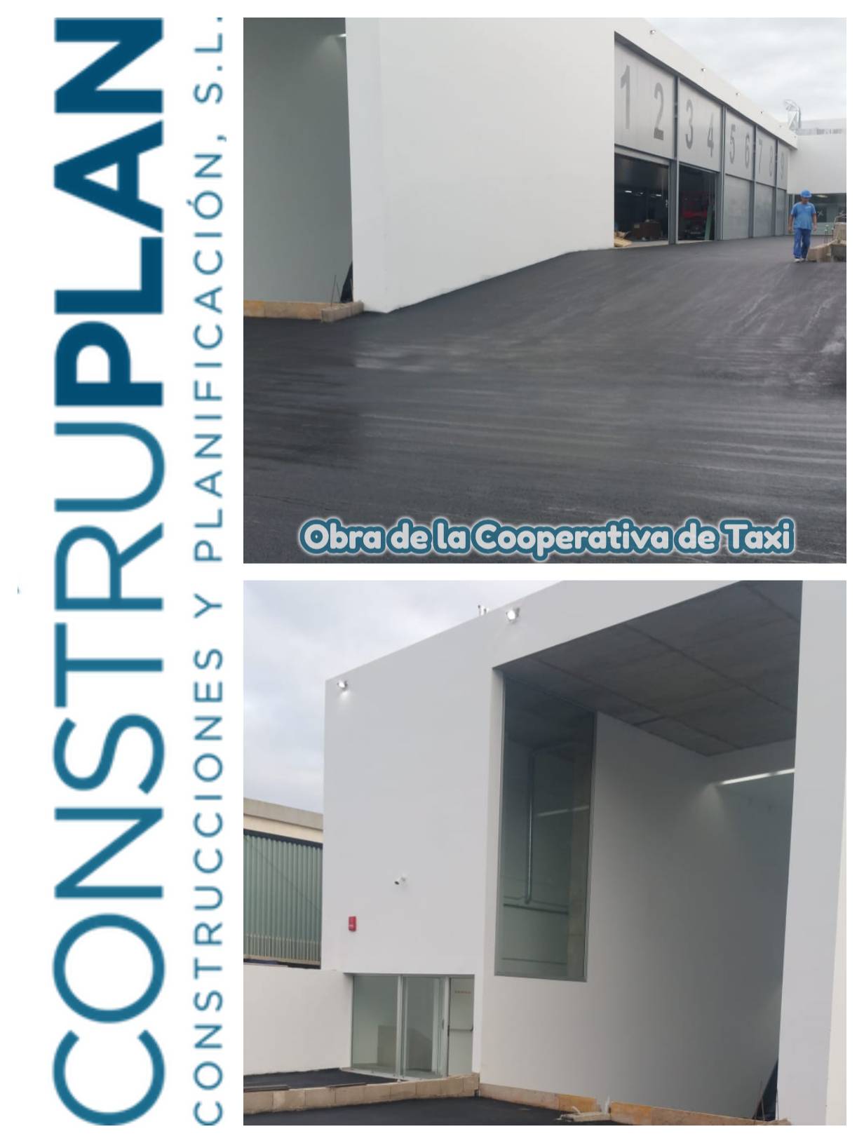 FINALIZANDO LOS TRABAJOS EN LA OBRA DE LA COOPERATIVA DE TAXIS DE MILLER BAJO FINALIZANDO LOS TRABAJOS EN LA OBRA DE LA COOPERATIVA DE TAXIS DE MILLER BAJO