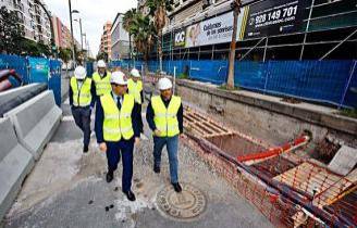 LA PROVINCIA: El Ayuntamiento repara un tramo de la galería subterránea de la calle Luis Doreste Silva.