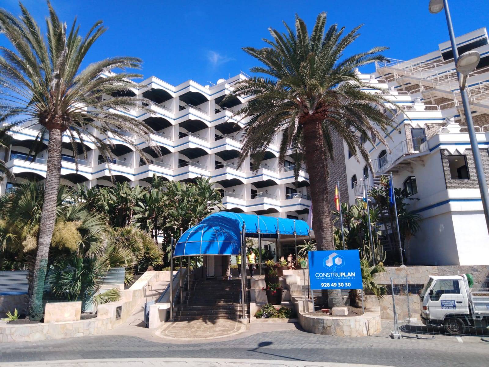 Comienzan las obras en el Hotel IFA Faro. Maspalomas - Gran Canaria.