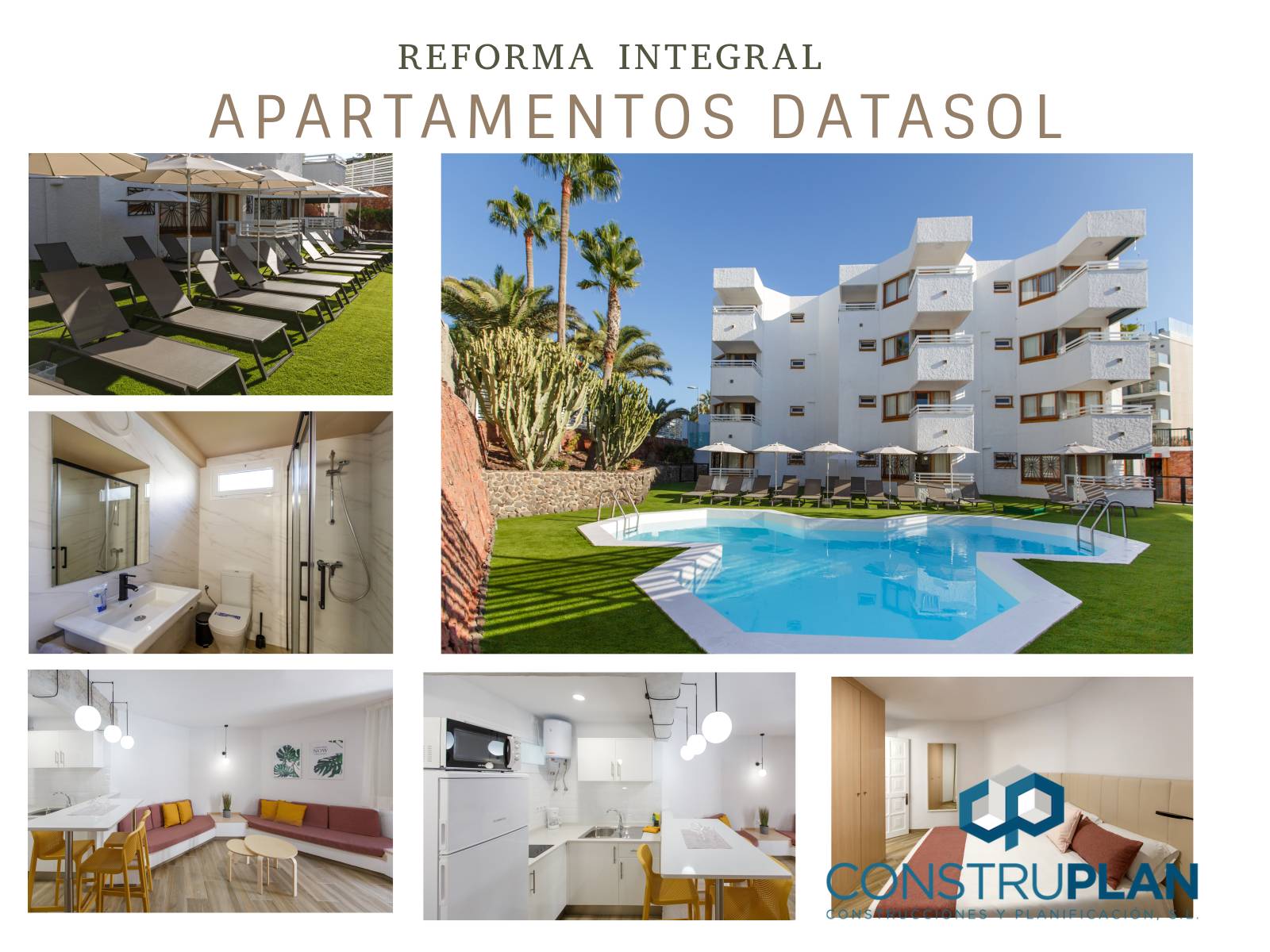Felicitaciones a nuestro personal por los trabajos realizado en la reforma integral de los Apartamentos Datasol - Playa del Inglés.
