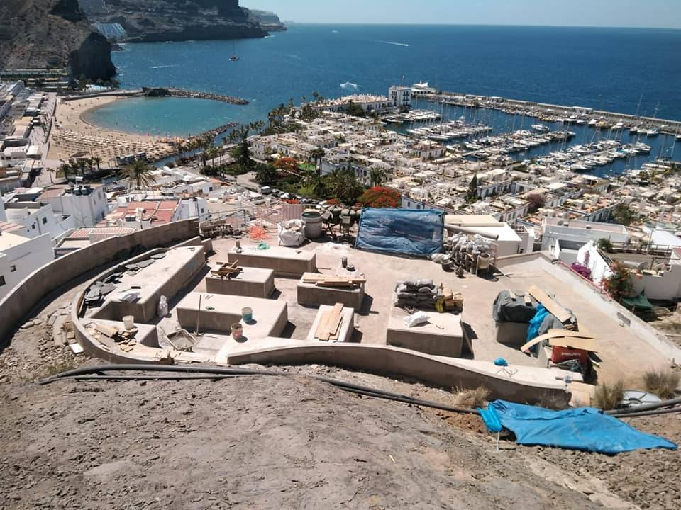 Actuación en el Barrio de Los Riscos de Playa de Mogán Actuación en el Barrio de Los Riscos de Playa de Mogán