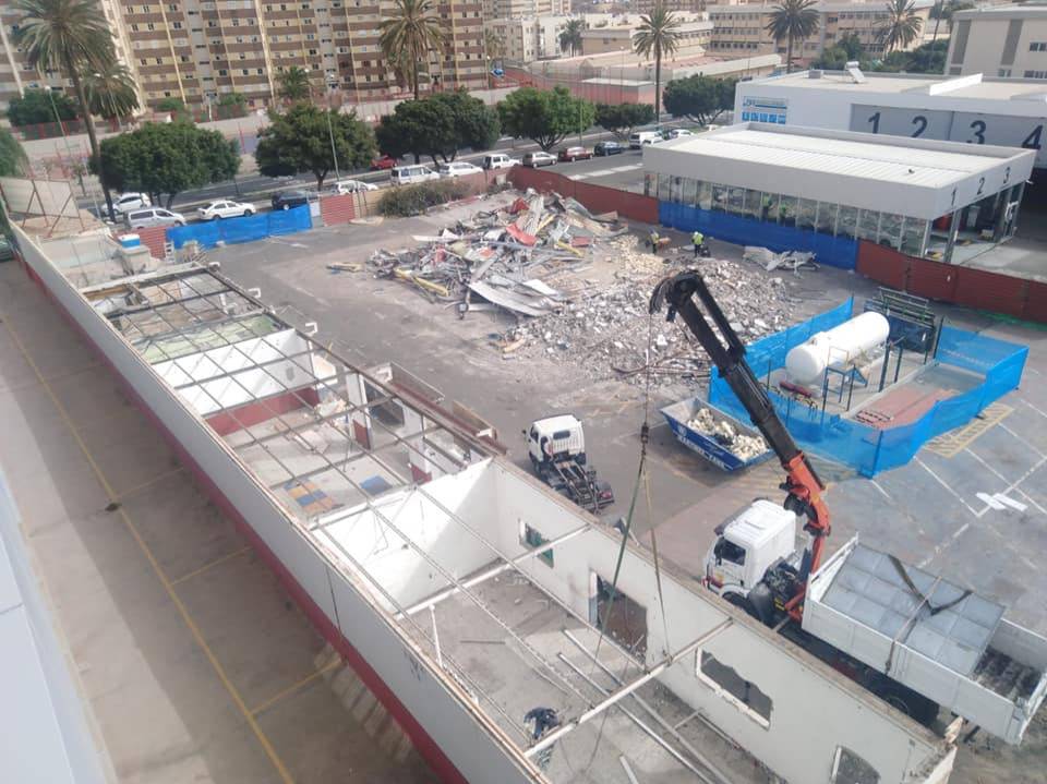 Tercera fase de obra en la Cooperativa de taxistas de Miller Bajo. Las Palmas de Canaria.